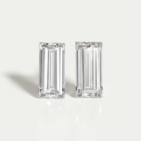 Baguette Cut Lab Grown Diamond Pair Loose