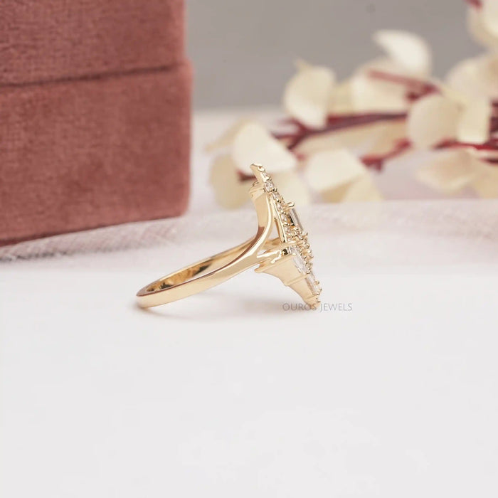 [Baguette and Round Diamond Ring]-[Ouros Jewels]