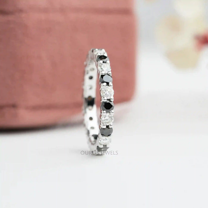 Eternity Ring with Round Diamond Bands