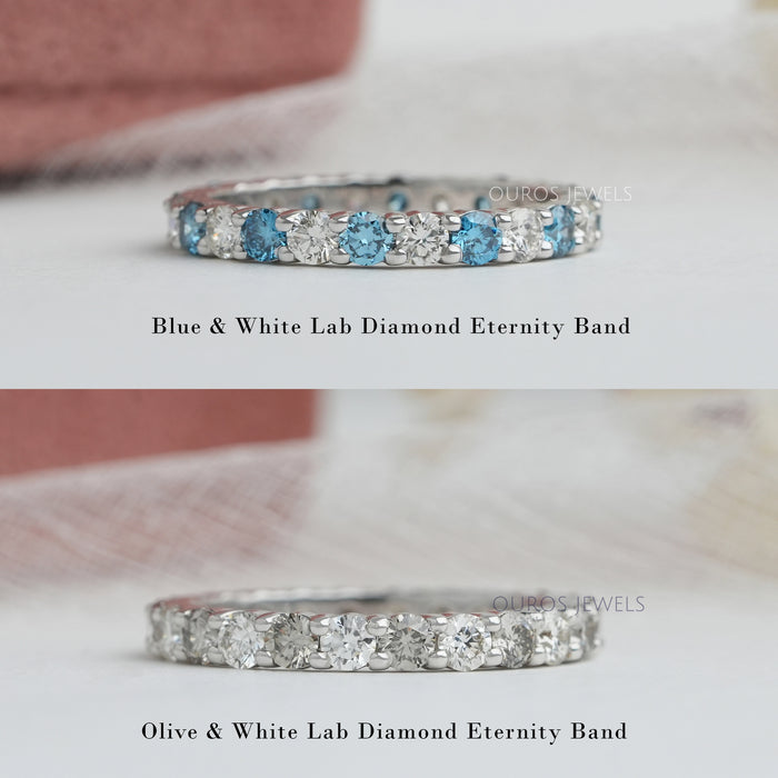 Eternity Ring with Round Diamond Bands