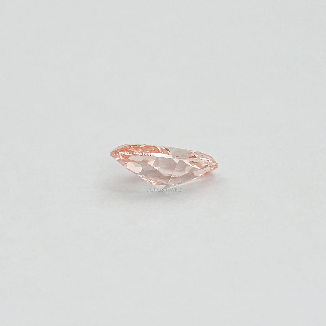Pink Brilliant Oval Cut Lab Diamond