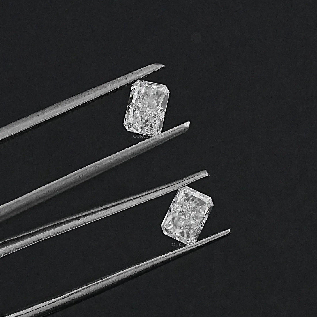 Radiant Cut Loose Lab Grown Matching Pair Loose