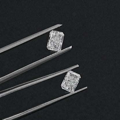 Radiant Cut Loose Lab Grown Matching Pair Loose