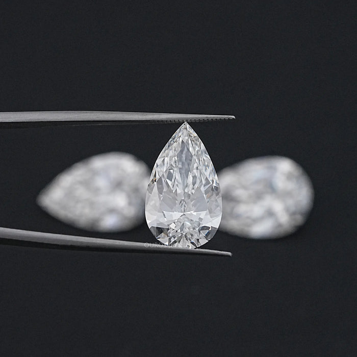 Pear Shaped Lab Grown Diamond with IGI certification 