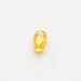 back view of 1.80 carat yellow briolette cut lab grown diamond loose