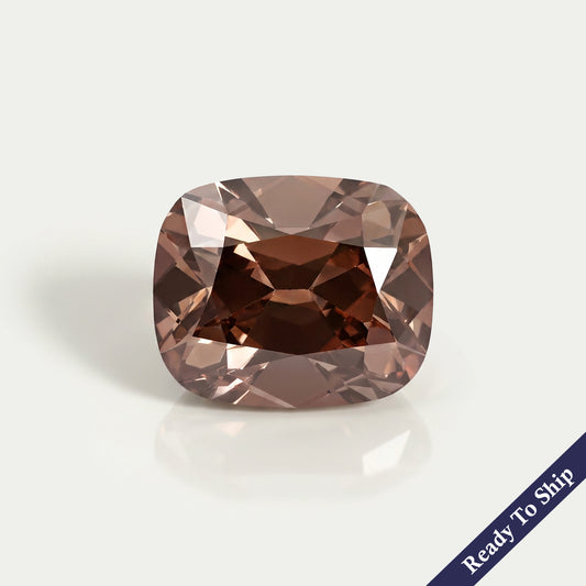 Brown Modified Cushion Lab Grown Diamond Loose
