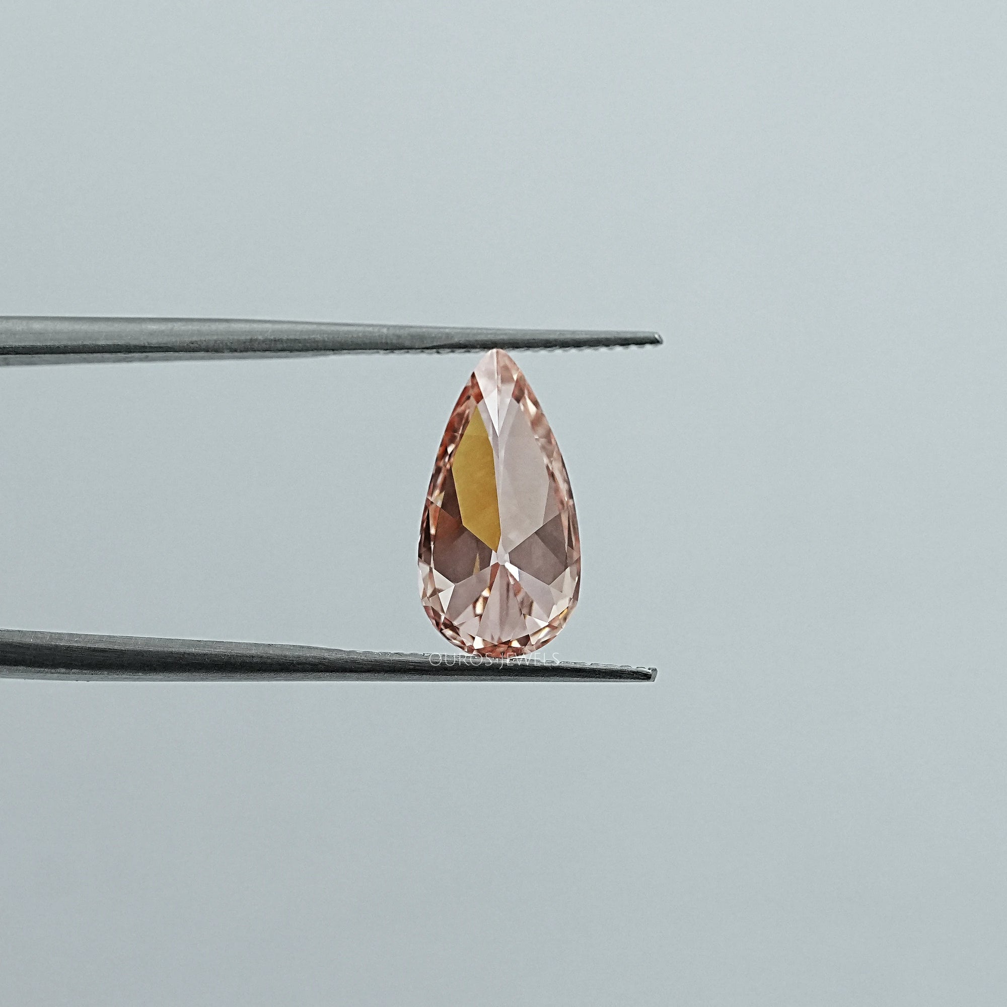 Brown Old Mine Pear Lab Grown Diamond Loose Loose