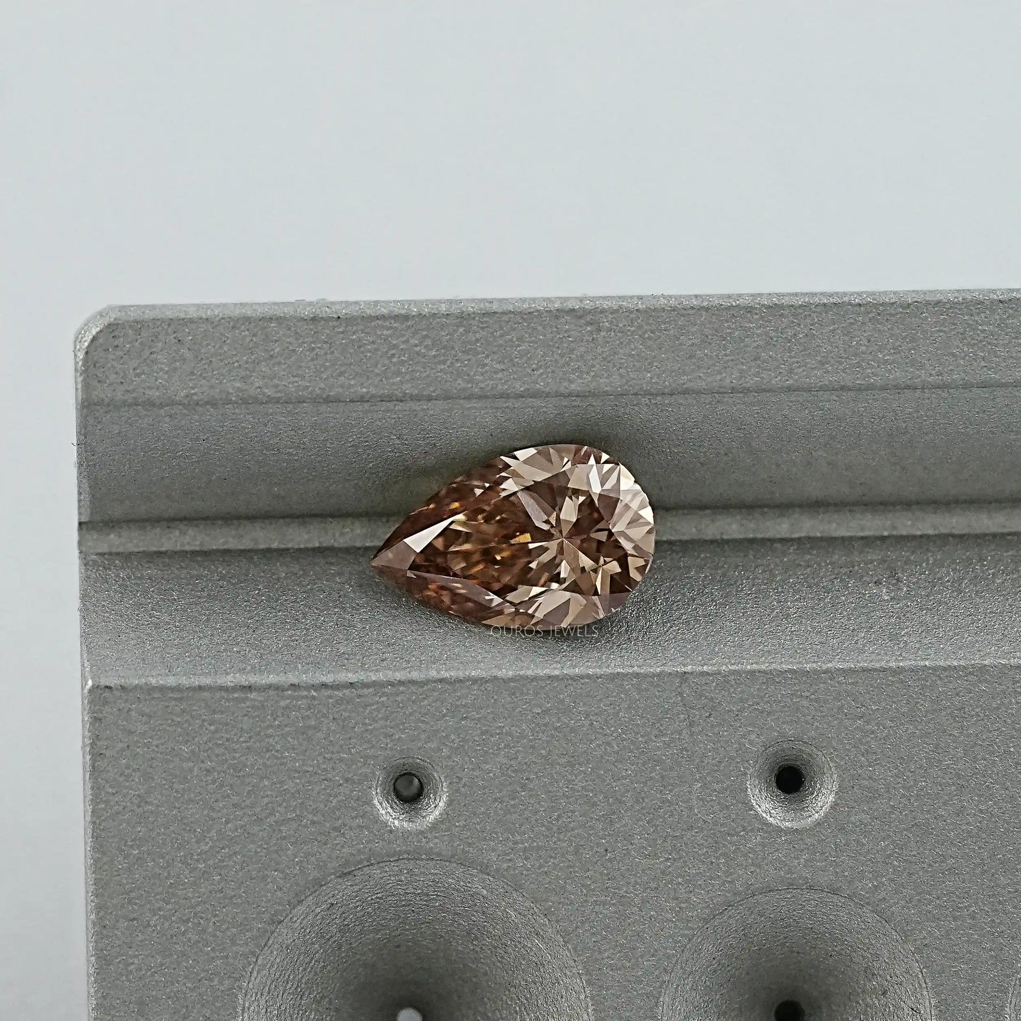 Brown Pear Loose Lab Grown Diamond Loose