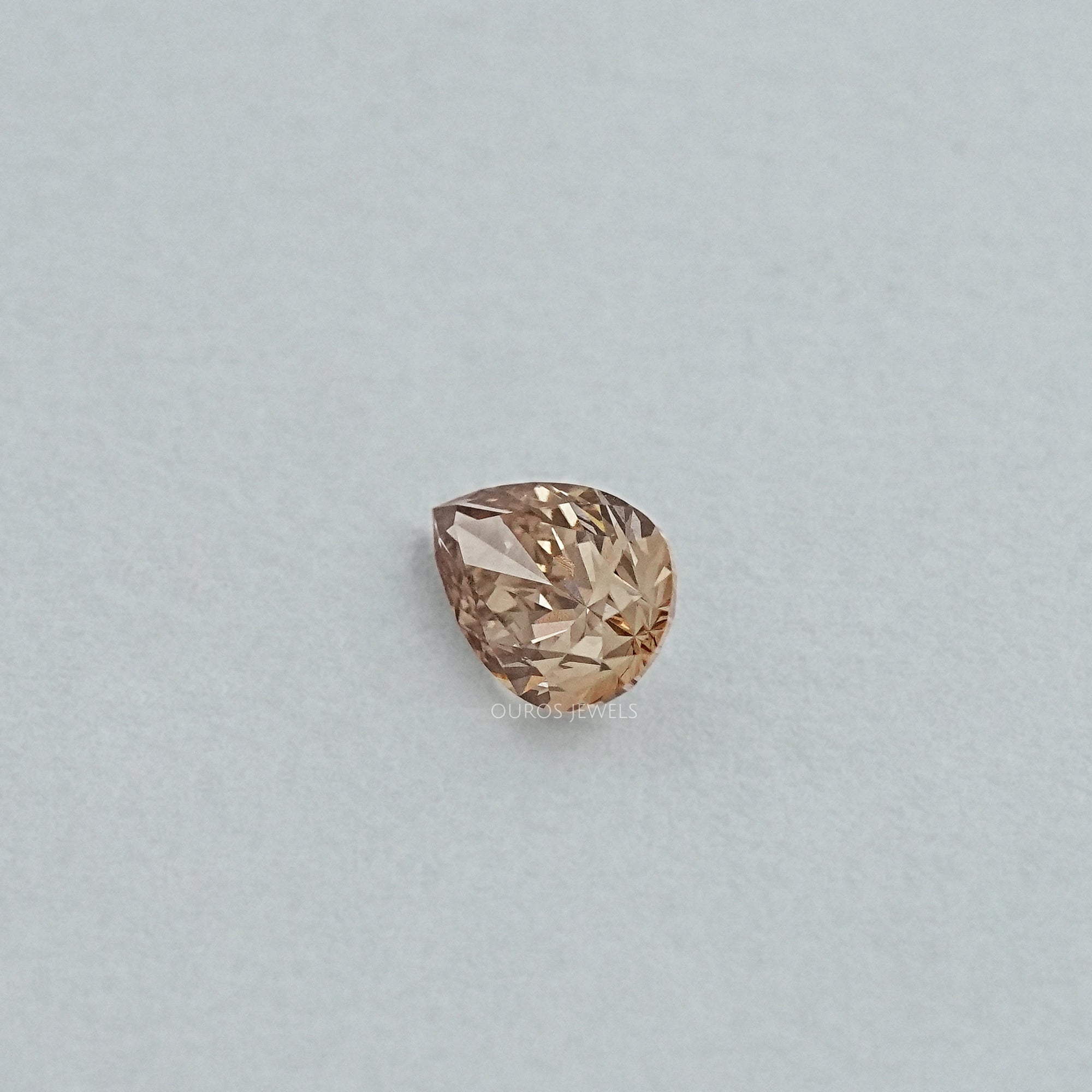 Brown Pear Loose Lab Grown Diamond Loose