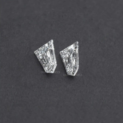 Bullet Cut Lab Grown Diamond Loose Pair Loose