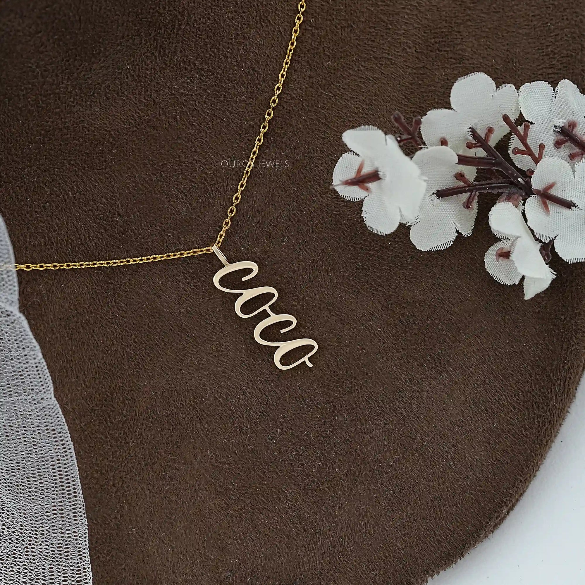 Round Diamond Chai Charm Pendant Necklace 