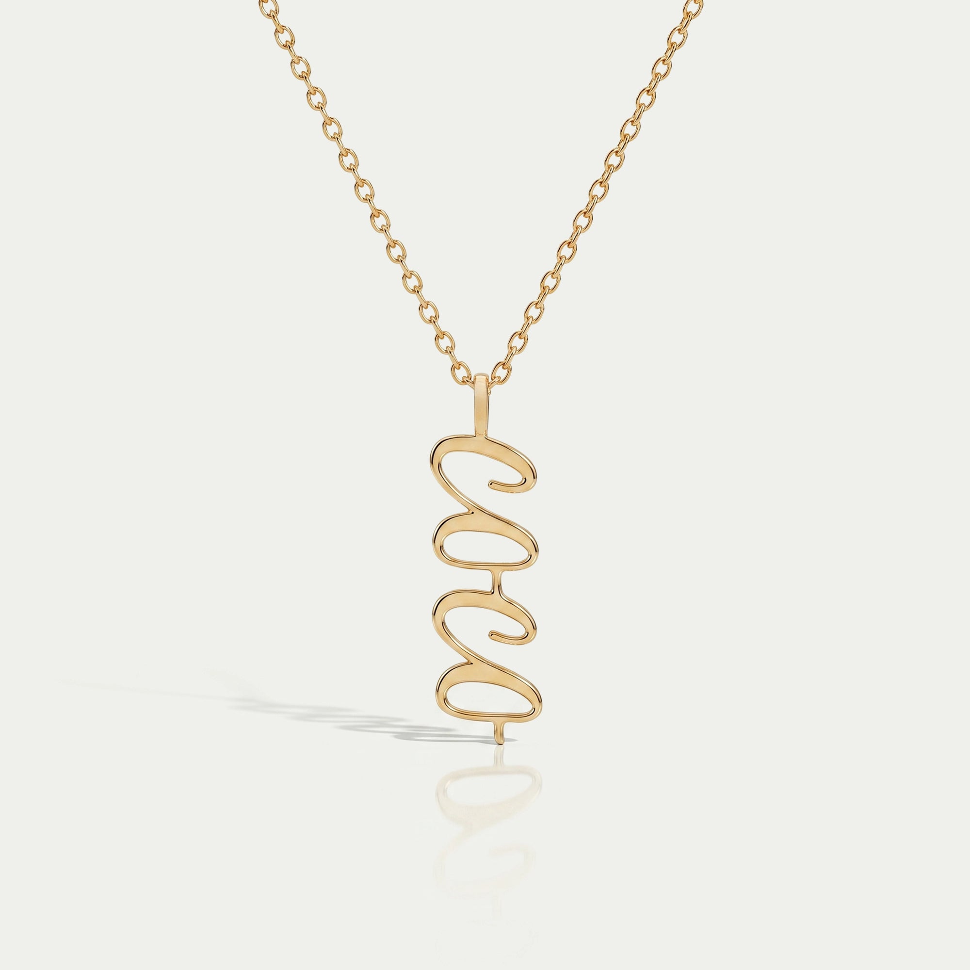 Round Diamond Chai Charm Pendant Necklace 