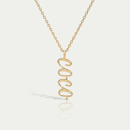 Round Diamond Chai Charm Pendant Necklace 