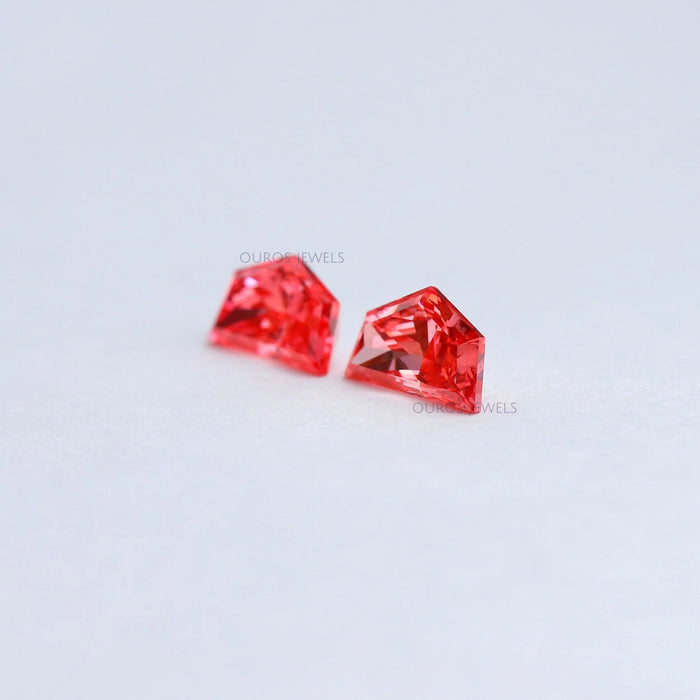 Pink Cadillac Lab Diamond Matching Pair