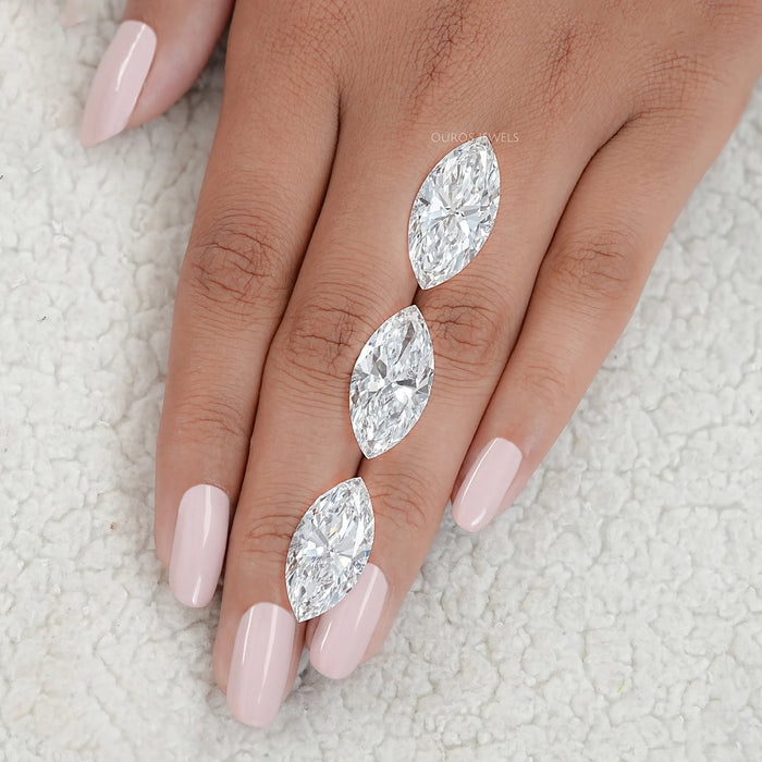 IGI Certified Marquise Cut Lab Grown Diamond 
