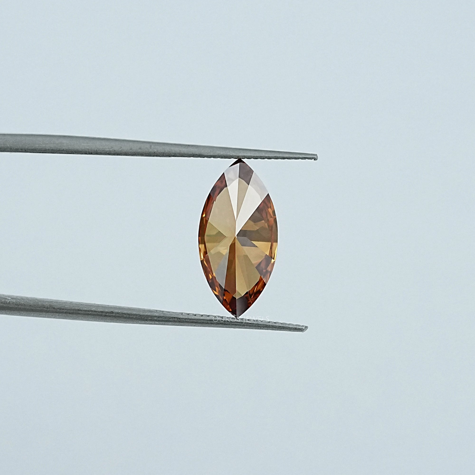 2.80 CT Marquise Cut Champagne Diamond Loose