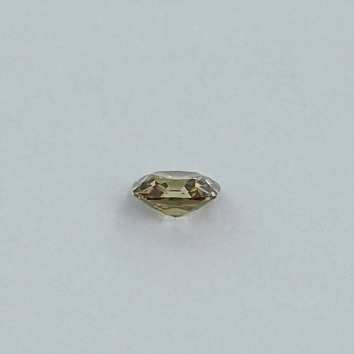 Champagne Colour Old Mine Cushion Cut Lab Grown Diamond