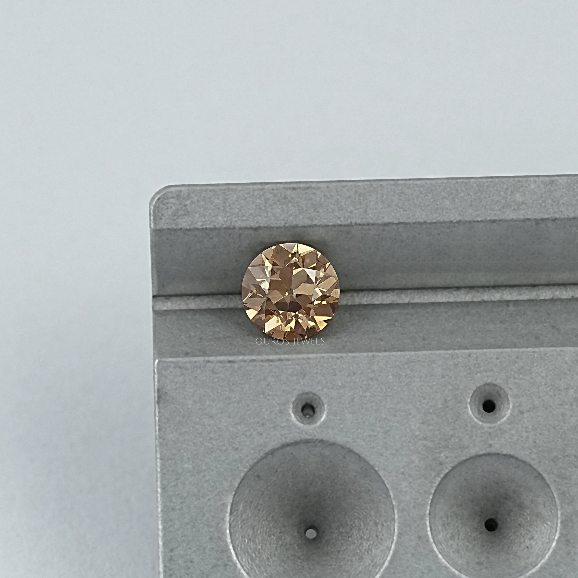 Champagne Old European Round Cut Dimaond Loose Loose