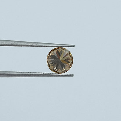 Round Cut Lab Diamond Champagne Loose Loose