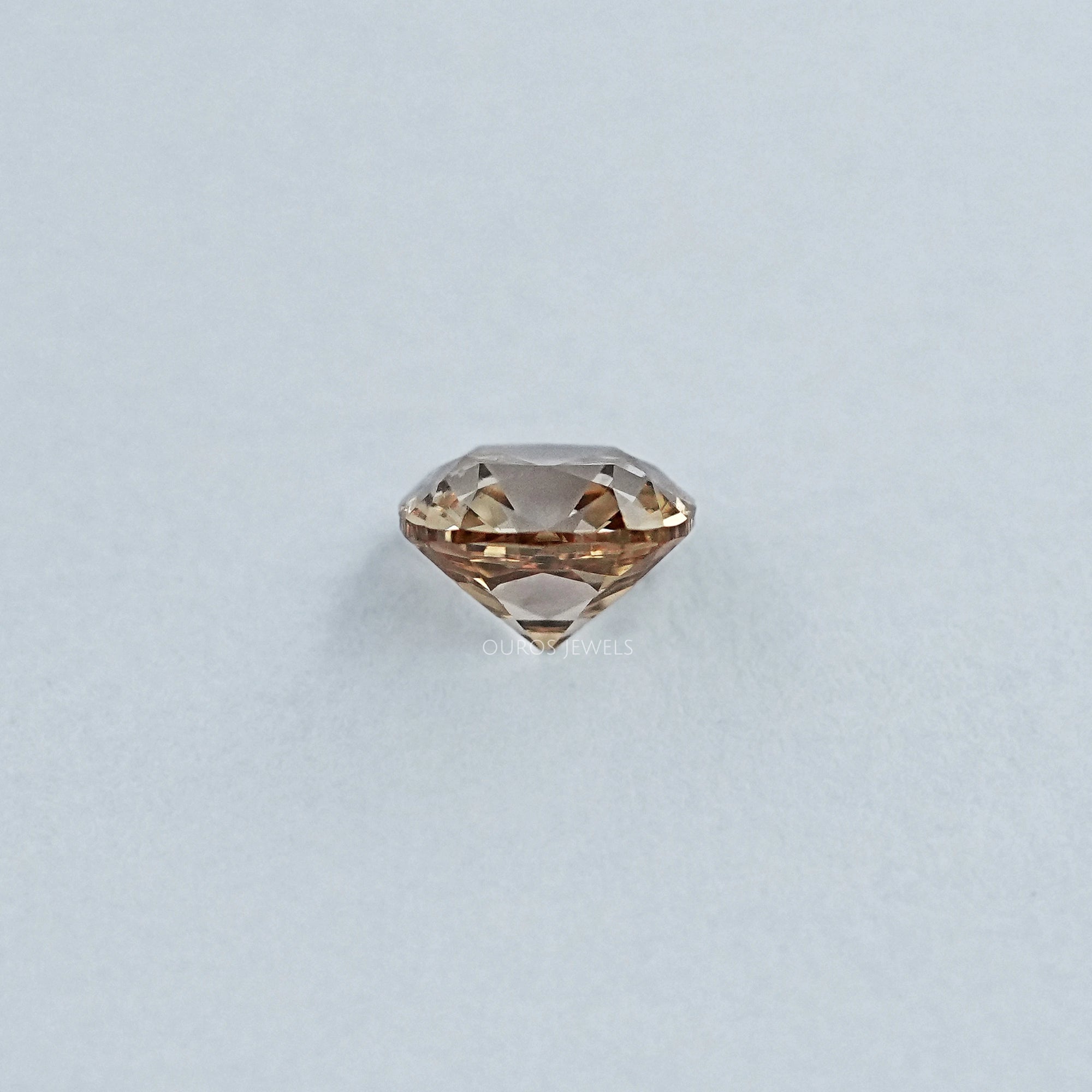 Champagne Square Old Mine Cushion Cut Diamond Loose