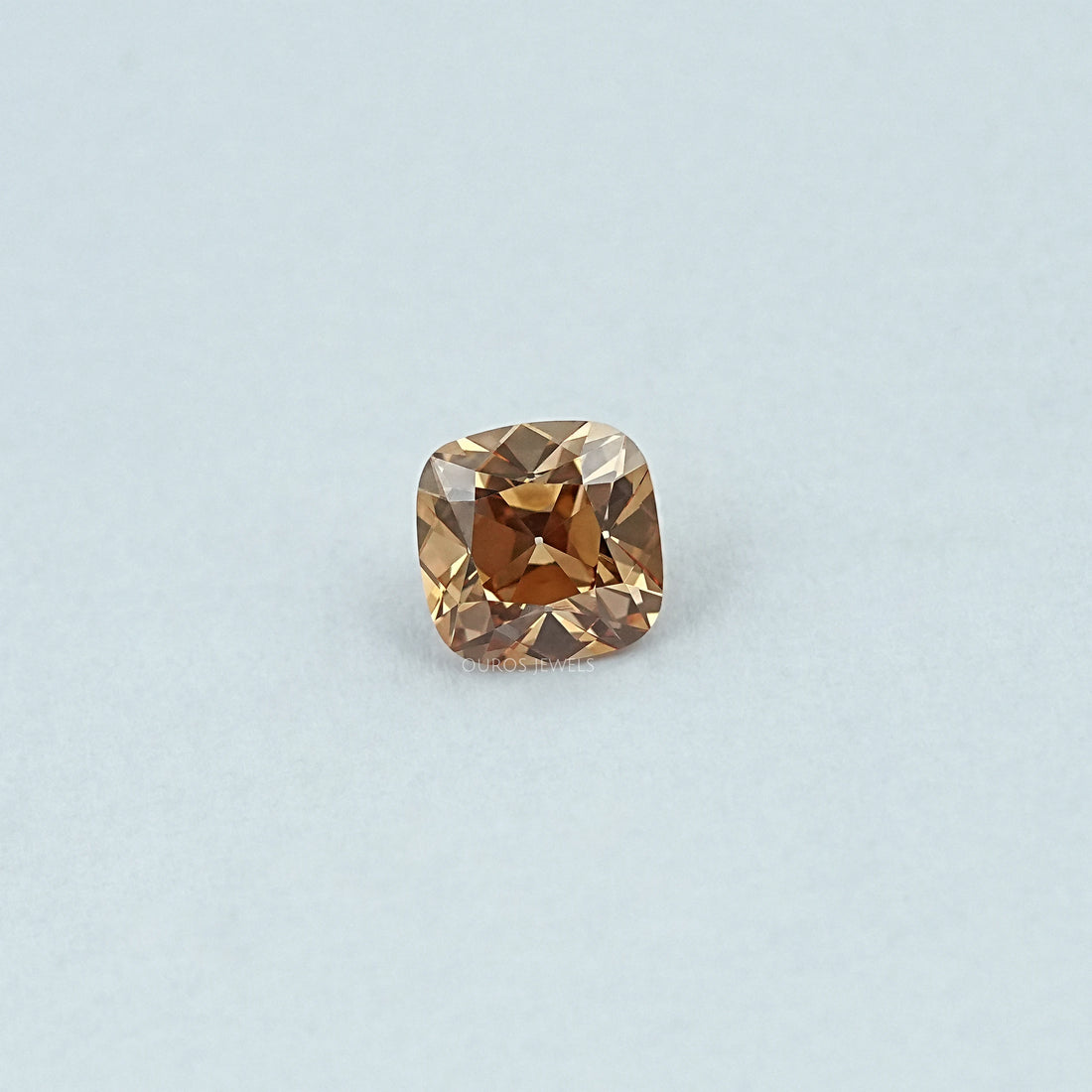 Champagne Square Old Mine Cushion Cut Loose Diamond Loose