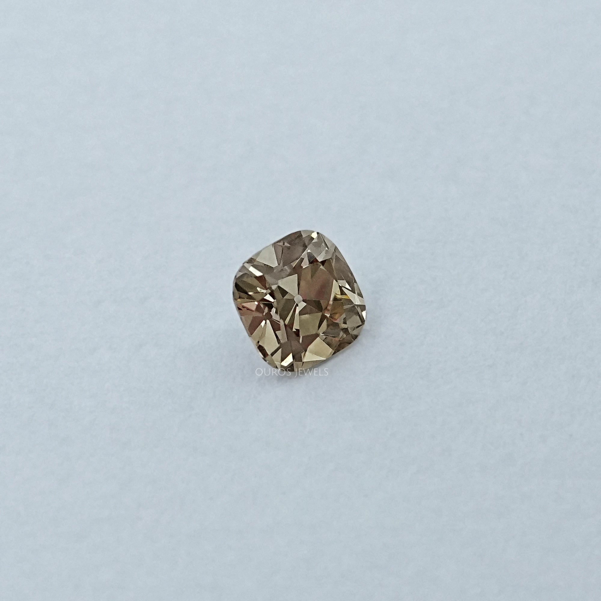 Champagne Square Old Mine Cushion Lab Diamond Loose Loose