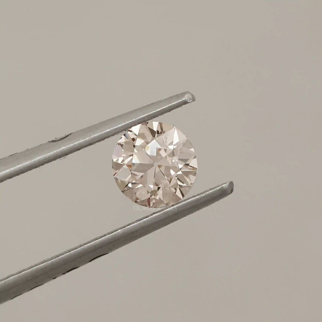 Flower Pattern Old European Round Cut Loose Diamond