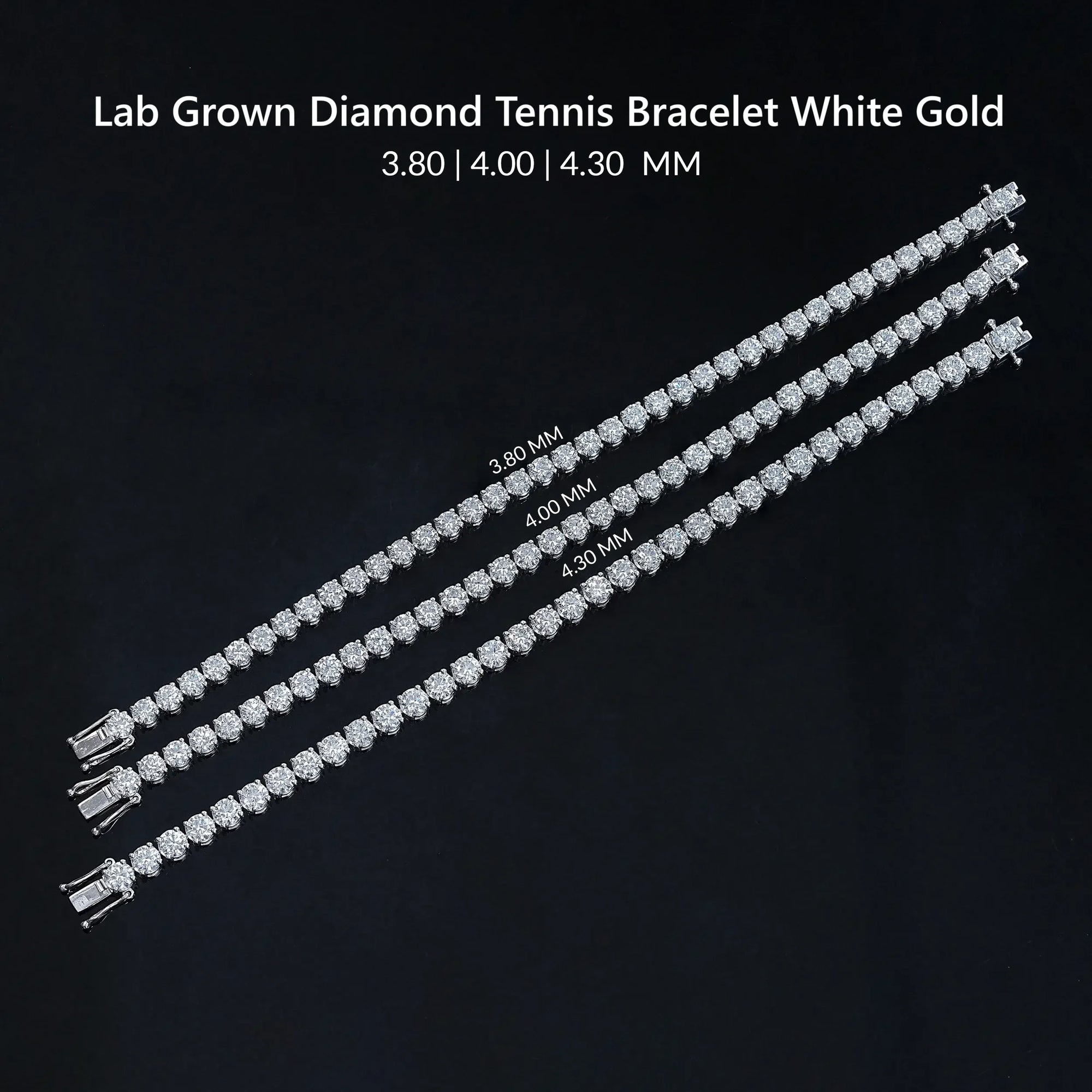 Classic Lab Grown Round Diamond Tennis Bracelet