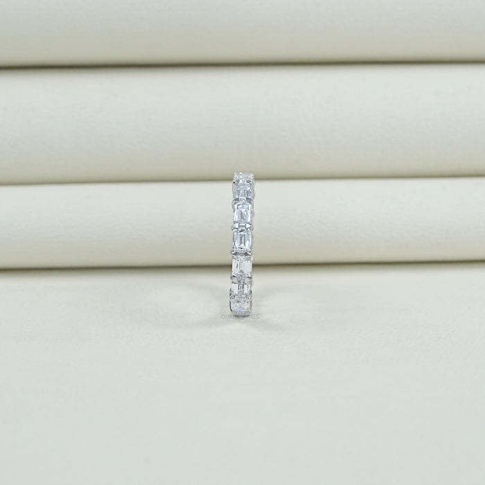Criss Cut East West Lab Grown Diamond Eternity Band 