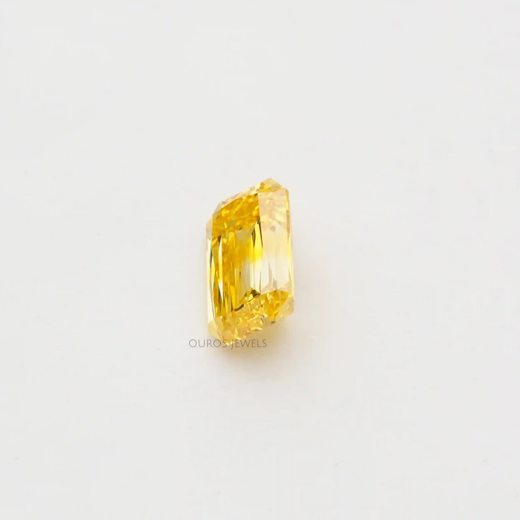 2.05 Carat Yellow Criss Cut Lab Grown Diamond