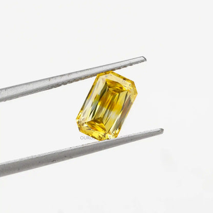 2.05 Carat Yellow Criss Cut Lab Grown Diamond