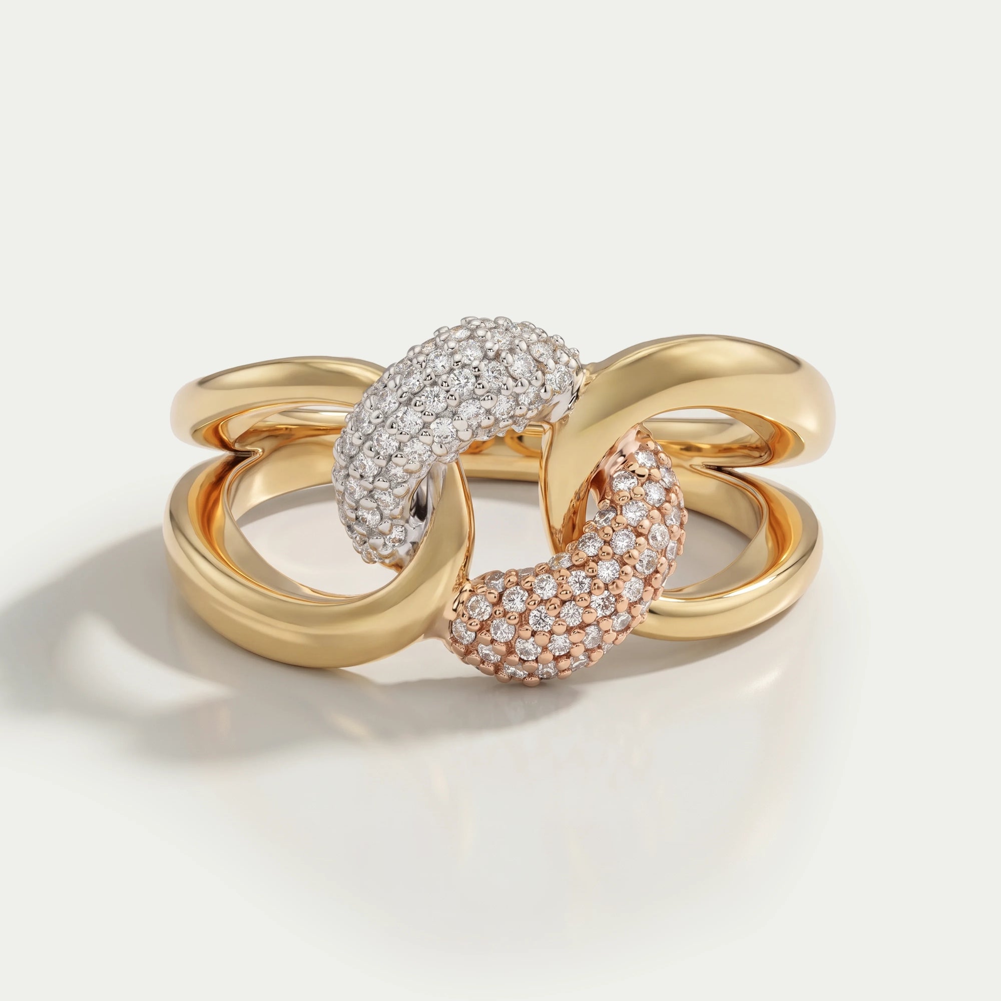 Cuban Link Lab Grown Diamond Ring
