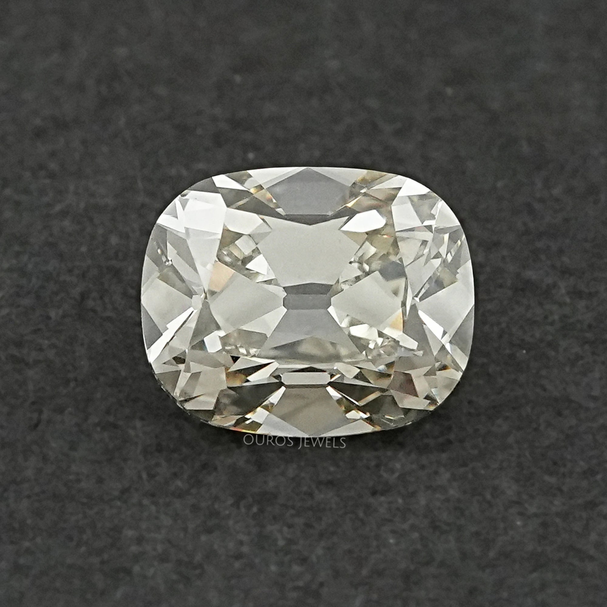 Stunning Old Mine Cushion Cut Lab Grown Diamond JK VS [J To Z_VS] Loose