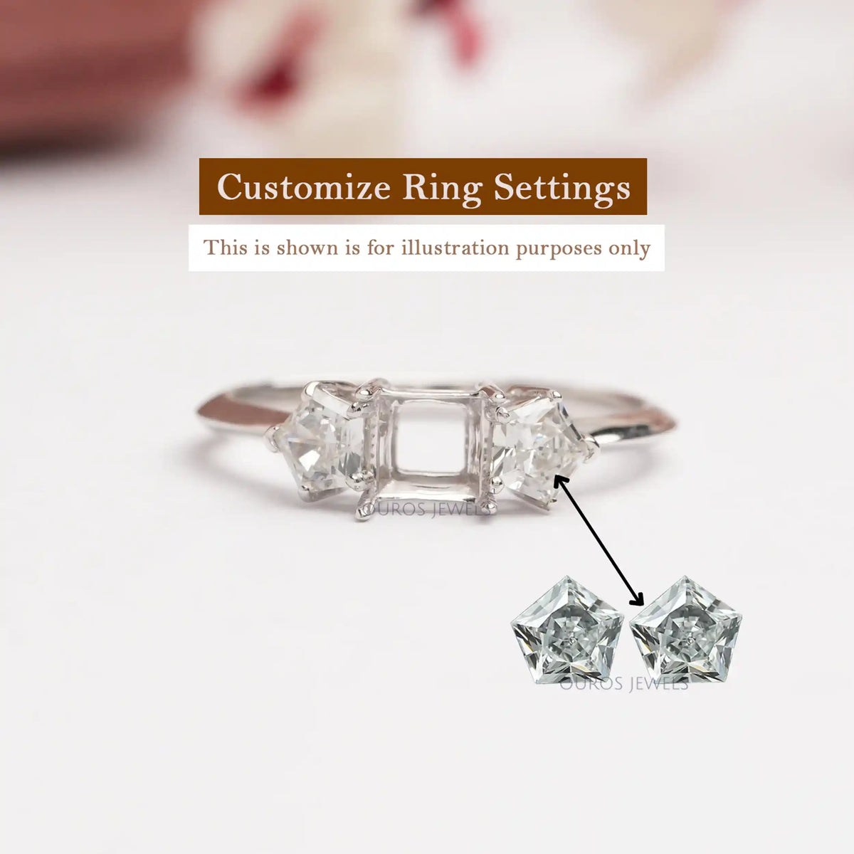 Antique Shape Pentagon Diamond Pair Loose