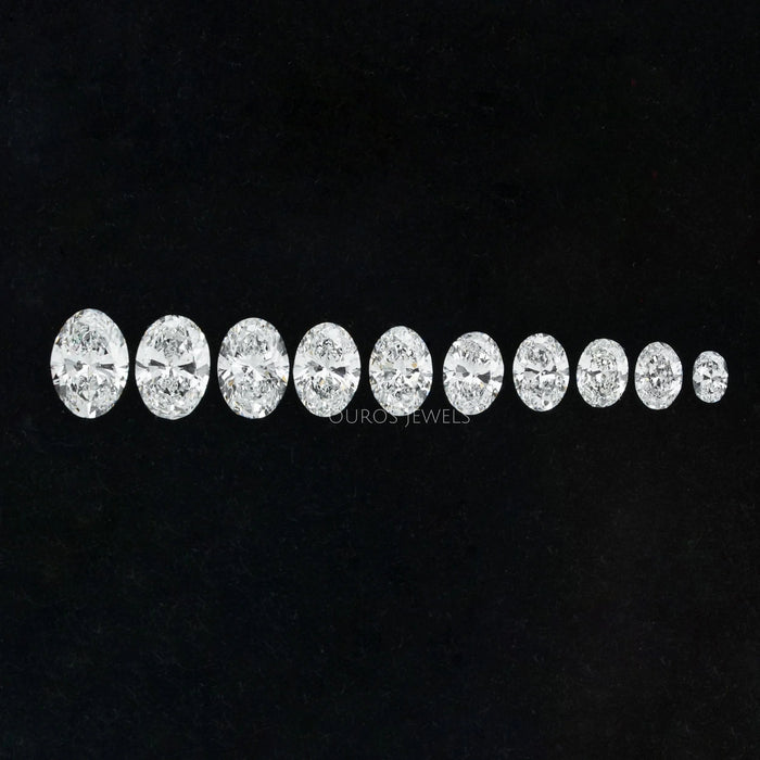 Brilliant Oval Cut Lab Grown Diamonds
