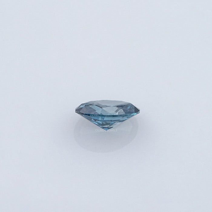 Loose Deep Blue Oval Lab Grown Diamond 