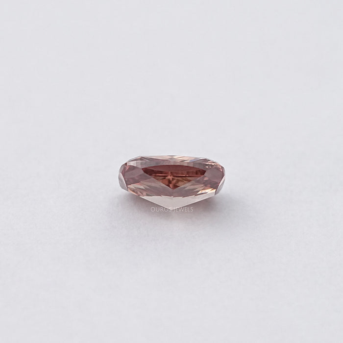 Loose Deep Red Cushion Cut Lab Grown Diamond