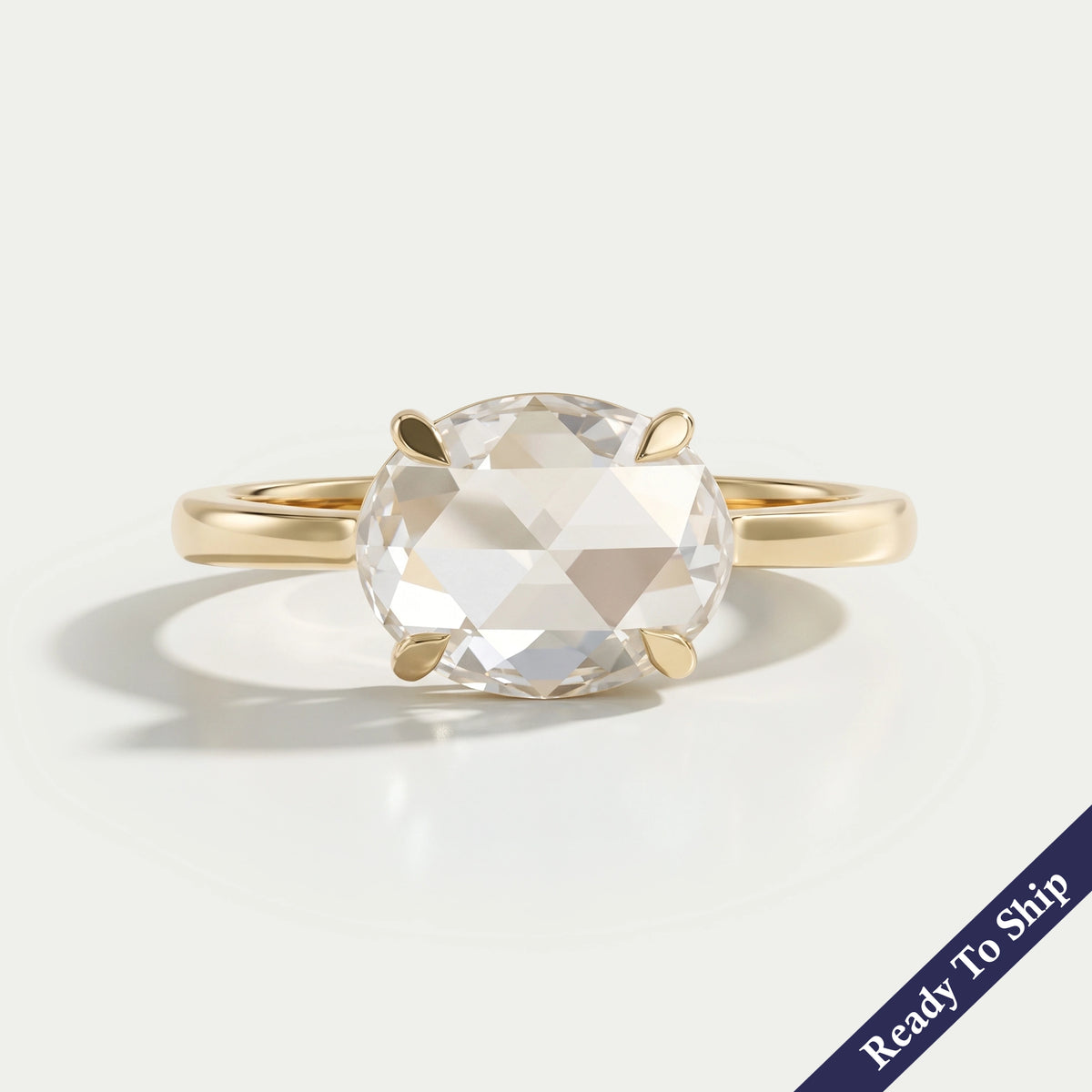 Toi Et Moi Pear Lab Grown Diamond Bypass Engagement Ring