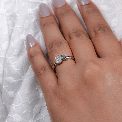 Two Stone Emerald Toi Et Moi Ring Rings