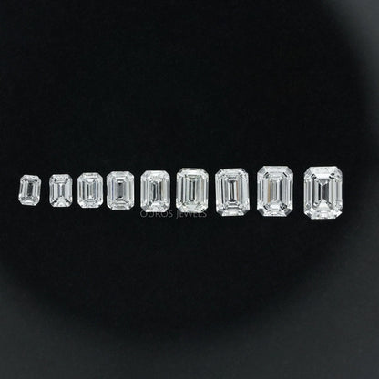 Loose Emerald Cut Lab Diamond Loose