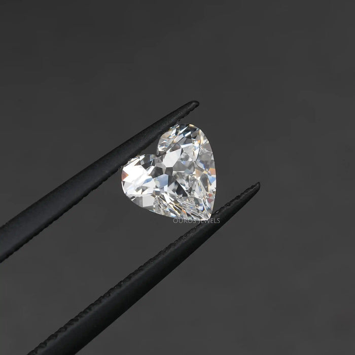 5.00 Carat Old Mine Heart Cut Lab Grown Diamond  - Ready To Ship