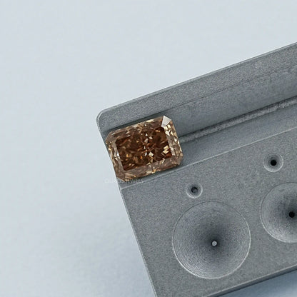 Rose Cut Yellow Square Radiant Cut Diamond