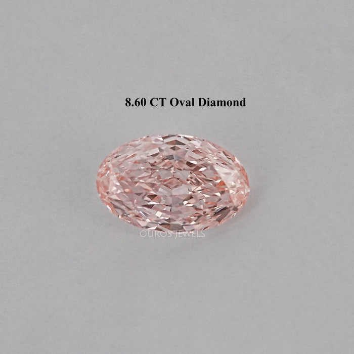 Fancy Pink Oval Shape Lab Created Diamond