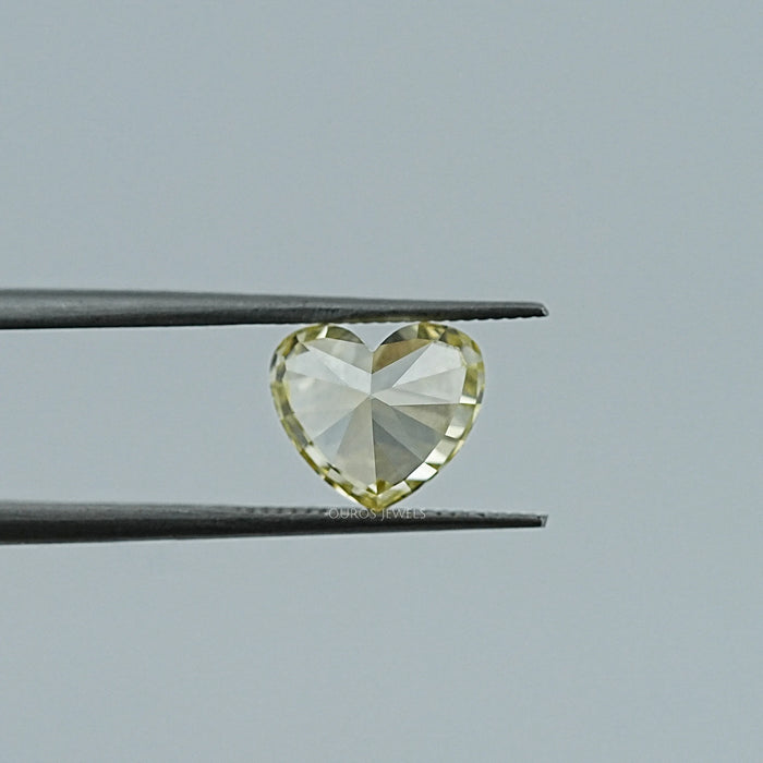 Intense Yellow Heart Shape Lab Grown Diamond