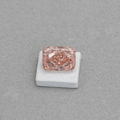 Cushion Cut Lab Grown Diamond - Fancy Vivid Pink