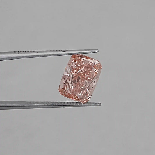 Cushion Cut Lab Grown Diamond - Fancy Vivid Pink