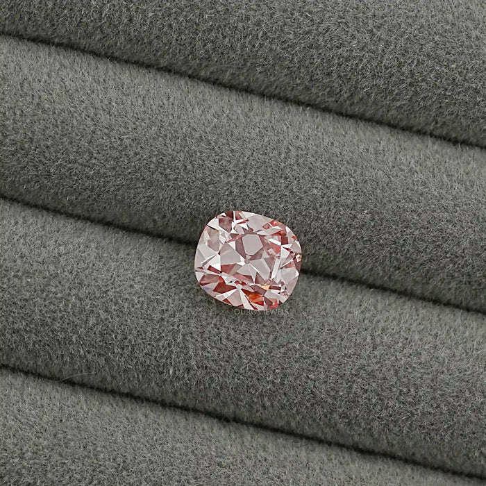 Vivid Pink Old Mine Cushion Lab Grown Diamond