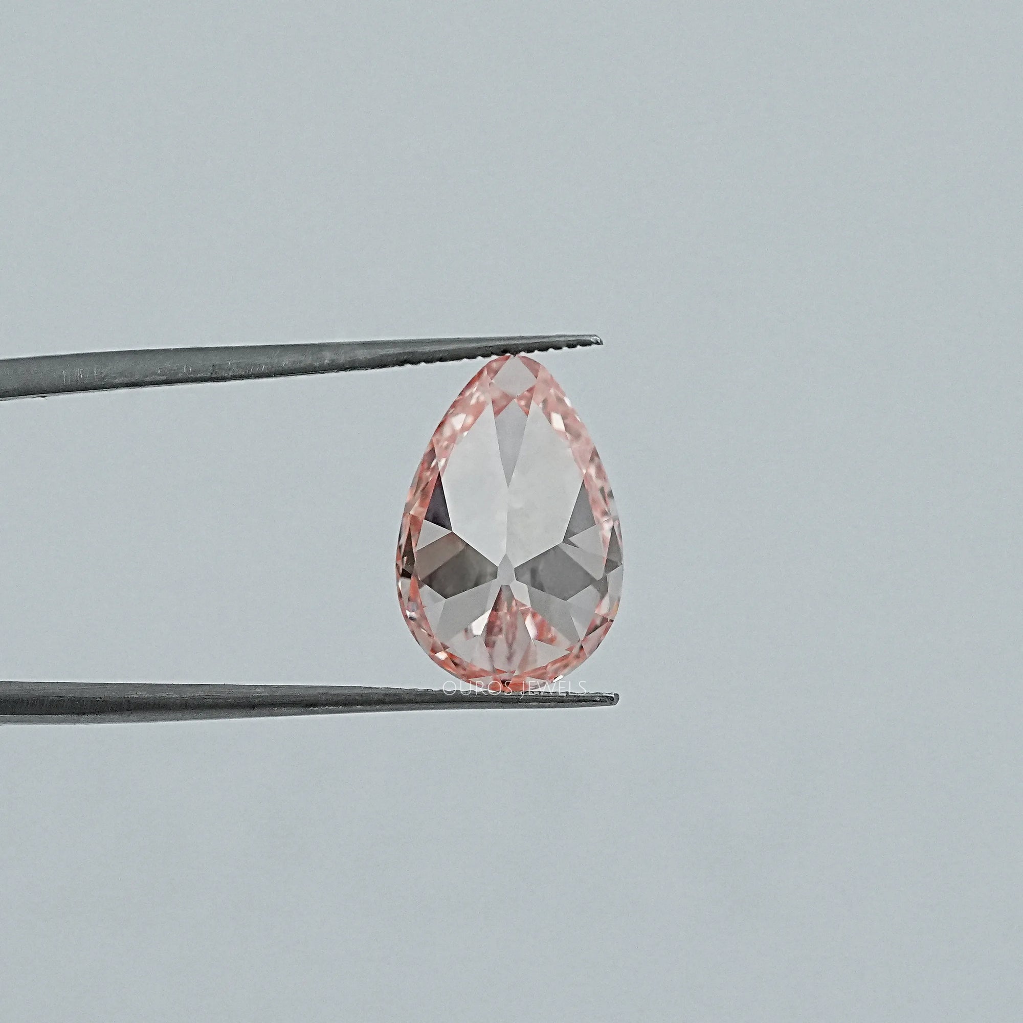 Fancy Vivid Pink Old Mine Pear Lab Grown Diamond Loose