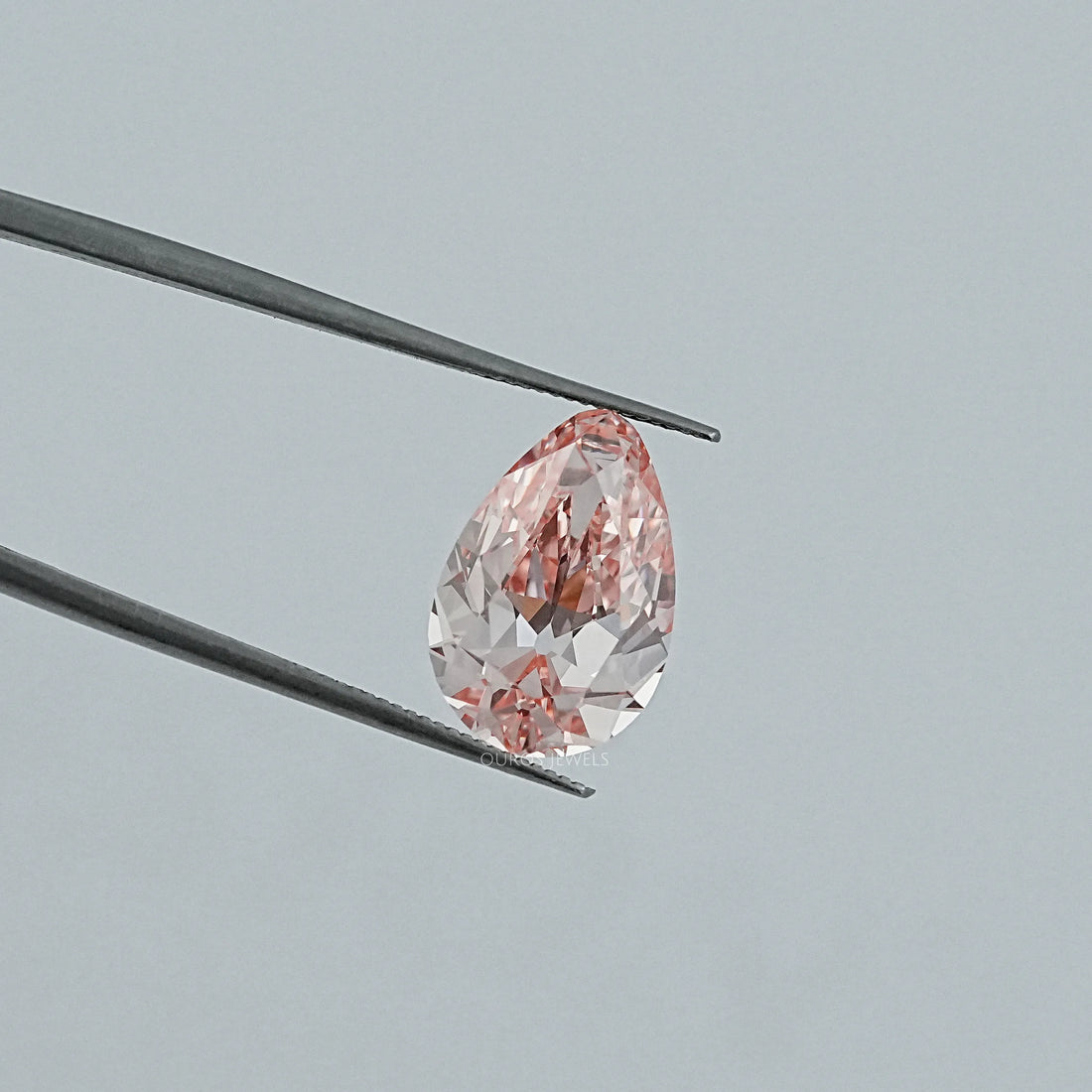 Fancy Vivid Pink Old Mine Pear Lab Grown Diamond Loose