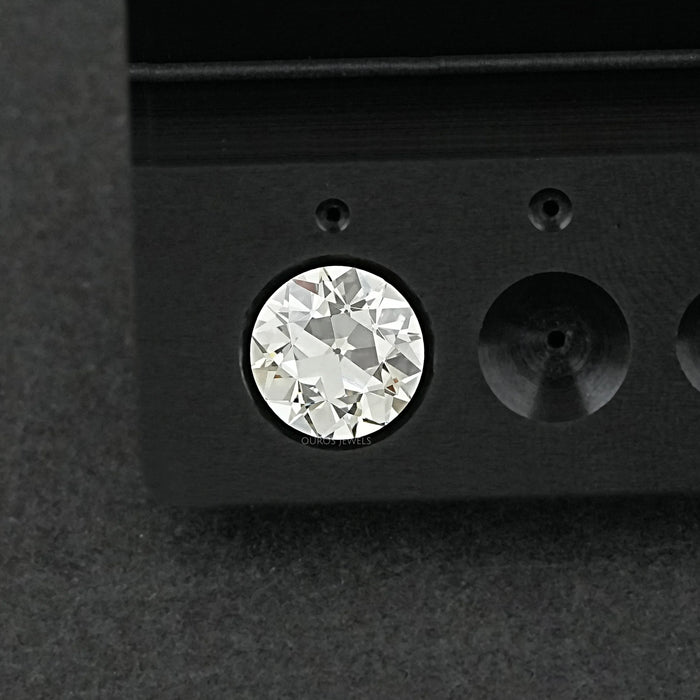 Flower Pattern Old European Cut Round Diamond